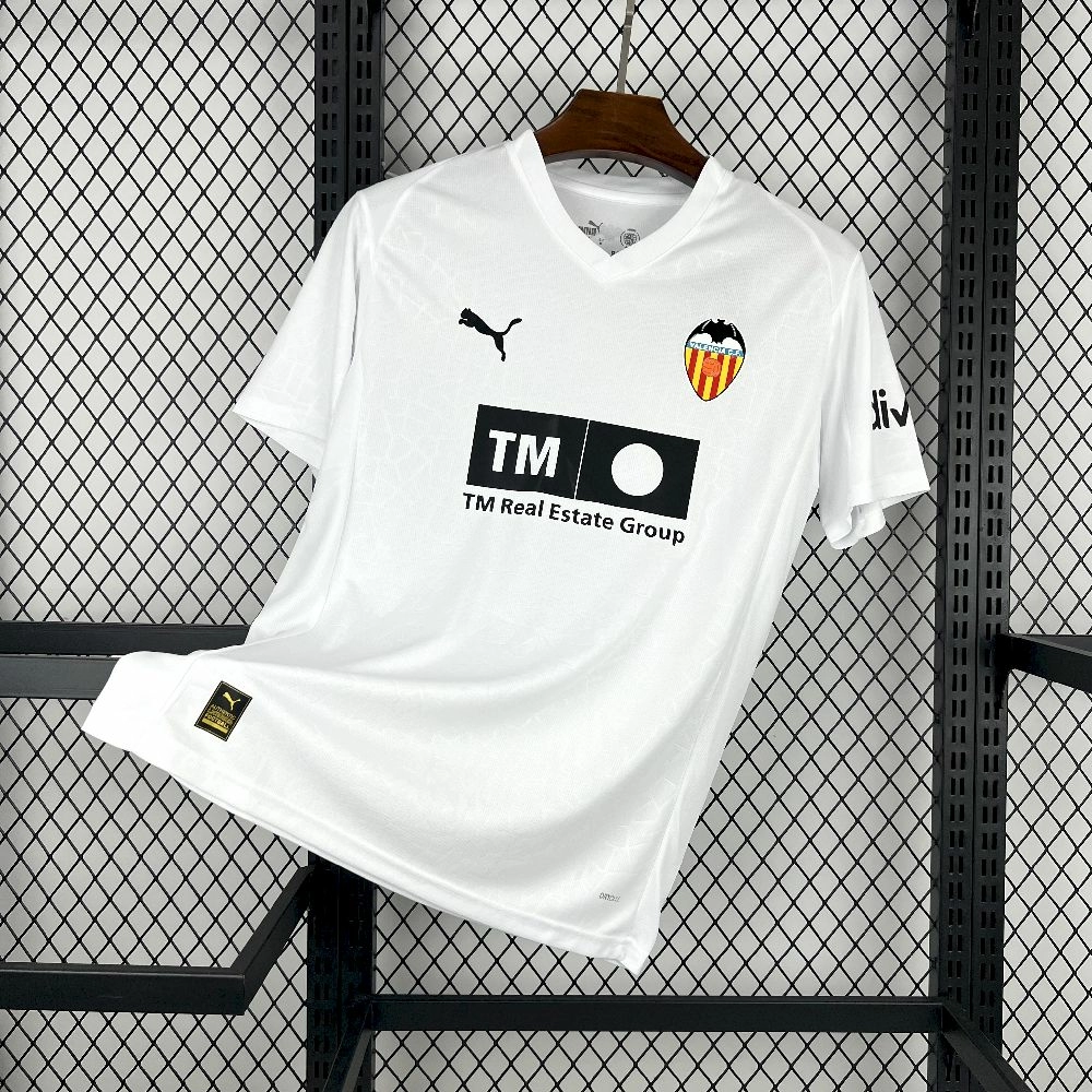 Camiseta de fútbol Valencia 2025/26 LOCAL MANGA CORTA VERSION FAN